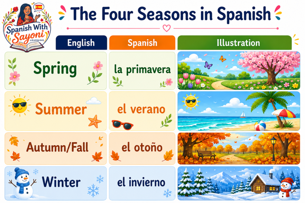 Seasons In Spanish 1024x683